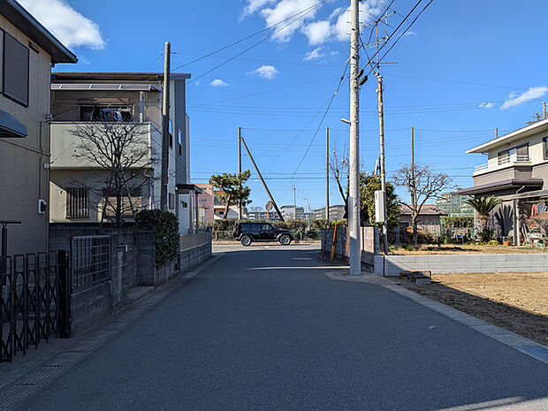 公道幅員約6mに接道