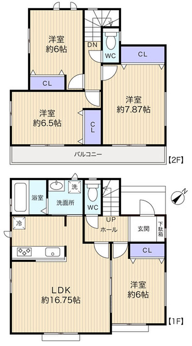 全室6帖以上のゆとりある4LDK