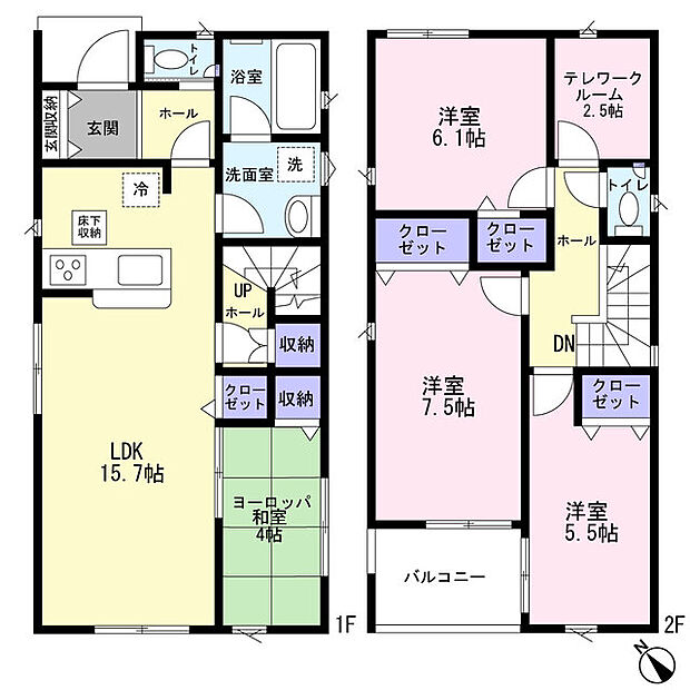 テレワークルーム約2.5帖・和に趣をもたらす畳の部屋はあると便利なスペース