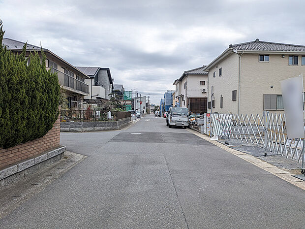 緑が多い住宅エリアです