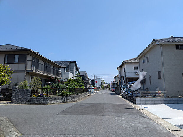緑が多い住宅エリアです