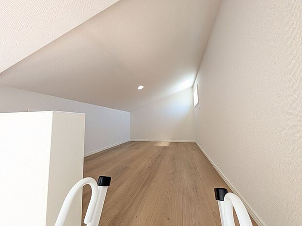 備蓄庫にも便利なロフト