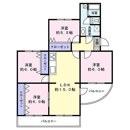 専有面積約98.15？の4LDK