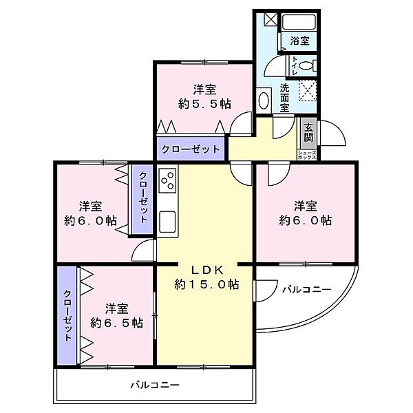 専有面積約98.15？の4LDK