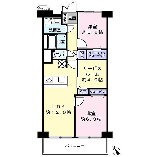 間取りを拡大表示