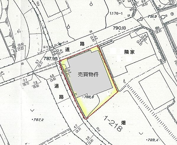北西角地