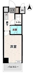 淡路ハイツ 1Kの間取図画像