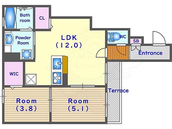 同じ建物の物件間取り写真 - ID:226066303267