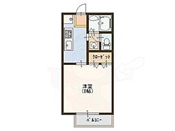 ハイムアルテア 1Kの間取図画像