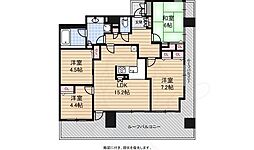 プレサンス京都四条河原町ネクステージ 4LDKの間取図画像