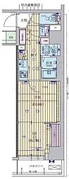 ファーストフィオーレ京都西陣 1SKの間取図画像