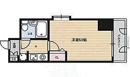 デトム・ワン烏丸二条 1Kの間取図画像