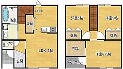 リラータ 3LDKの間取図画像
