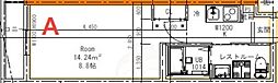 PourToujurs双ヶ岡 1Kの間取図画像