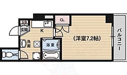 マインズ・コム四条大宮 1Kの間取図画像