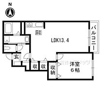 カーサパイン  ｜ 大阪府高槻市芝生町１丁目24-1（賃貸アパート1LDK・1階・45.89㎡） その2