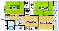 間取図画像 3DK