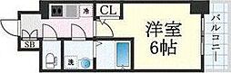 大阪市東淀川区東淡路4丁目マンション 1Kの間取図画像