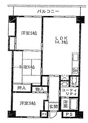 間取図画像 3LDK