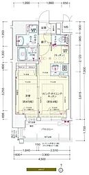 プレサンス新大阪ジェイズ 10階1LDKの間取り