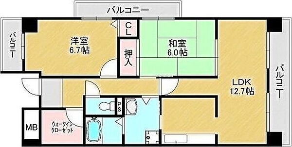 同じ建物の物件間取り写真 - ID:227084371638