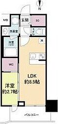 セレニテ江坂グランデ 1LDKの間取図画像