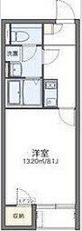 レオネクストSAKAE西淡路 1Kの間取図画像