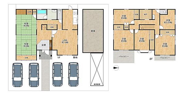 間取りを拡大表示