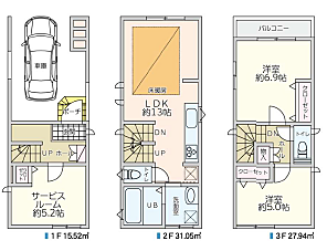 間取りを拡大表示