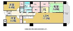 間取図画像 3SLDK