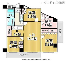 間取図画像 3SLDK