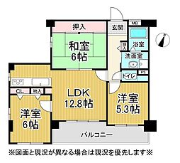 間取図画像 3LDK
