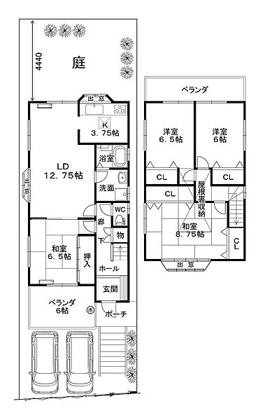 間取り：326000266357