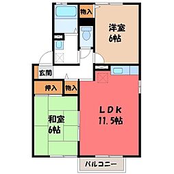 ルミエール C 2階