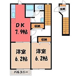ヴィヴァーチェ A 2階