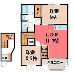 ウエストヒルズ C 2階