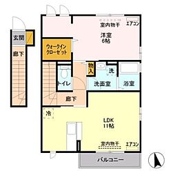 クレディ B 2階