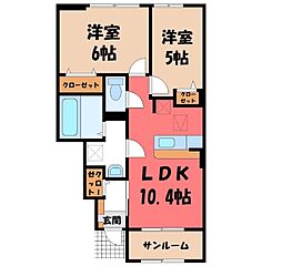 カーサ レフィナード II 1階