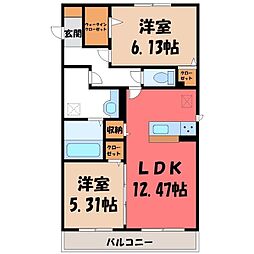 エリタージュ朝倉 North 2階