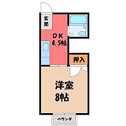 間取図画像 1DK