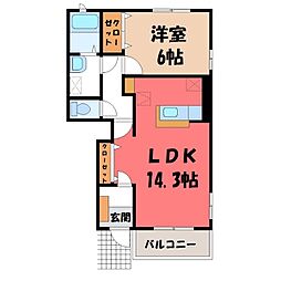 プリュジュール B 1階