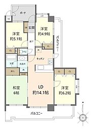 間取図画像 4LDK