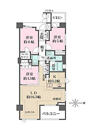 間取図画像 3LDK