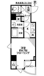ガラ・ステージ森下 1Kの間取図画像