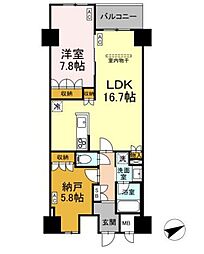 東京メトロ東西線 葛西駅 徒歩6分の賃貸マンション 1階1SLDKの間取り