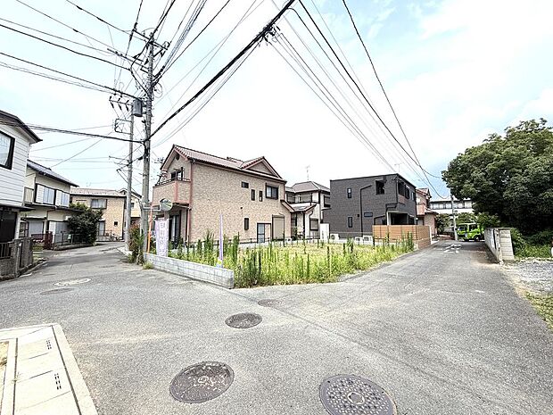 人気の角地!47坪の整形地です!日当たり良好です!