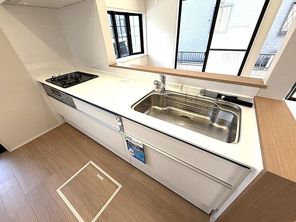 大型のシステムキッチン！お料理も楽しくなりますね！