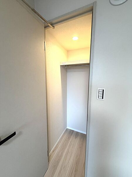 クローゼット。全室収納付きです