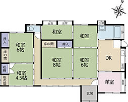 茨城県桜川市青柳292番2、292番4、145番5 7DKの間取り