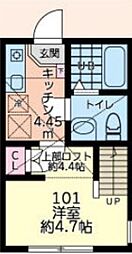 間取図画像 1K